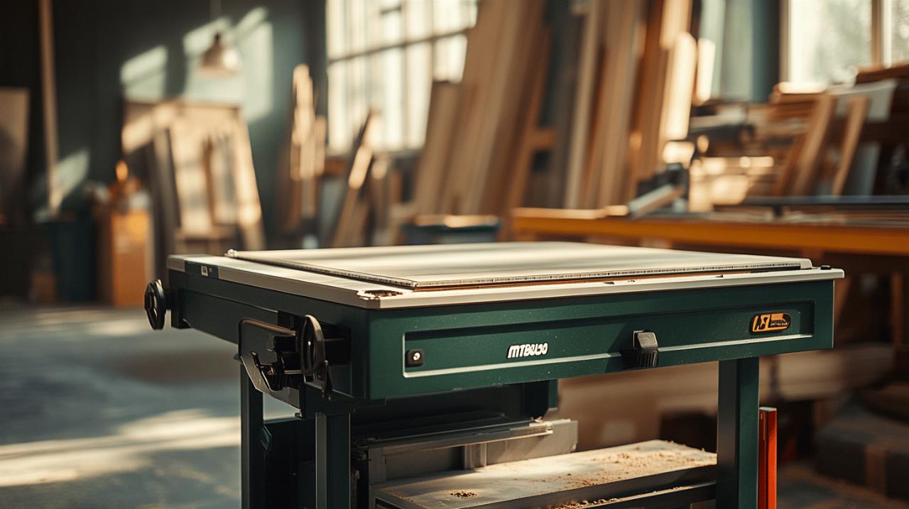 Scie sur table Metabo TS 254 M : une conception ergonomique au service de votre confort