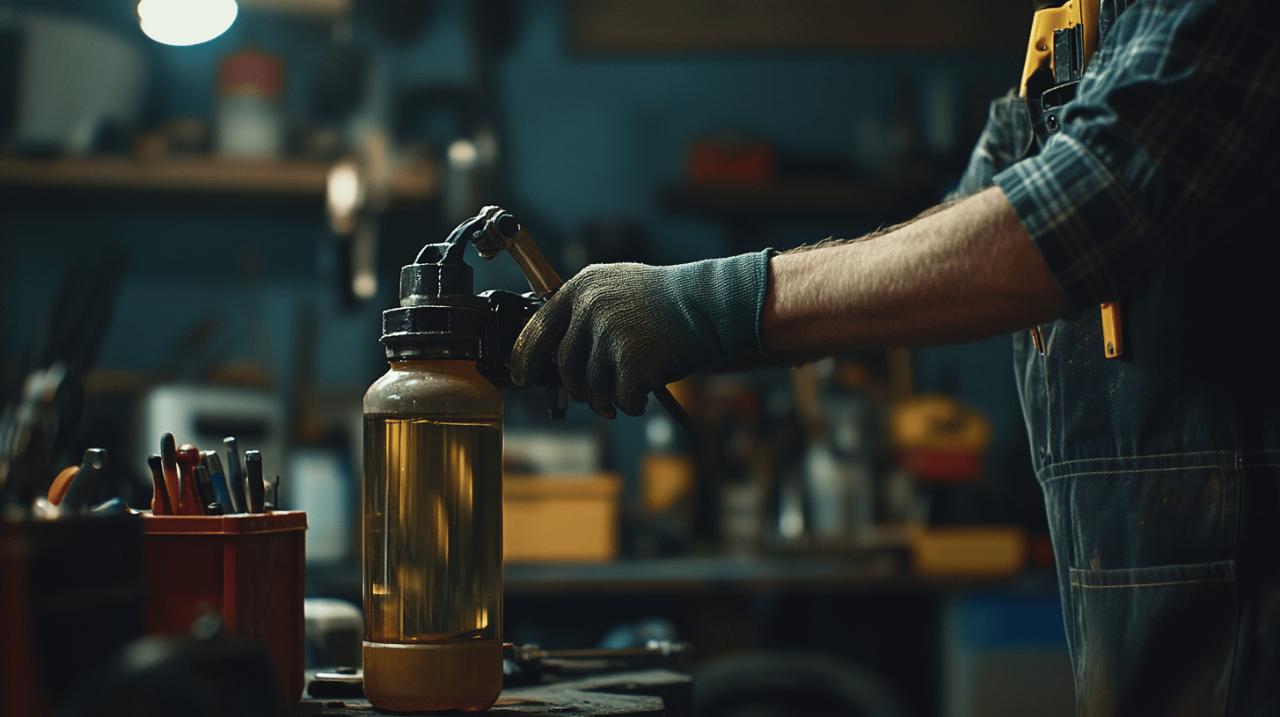 Comment bien remplir un cric hydraulique bouteille pour une securite maximale